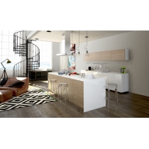 BRIQUE - 2X10, WHITE, MATTE